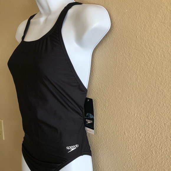 Speedo Solid Super Proback Pro LT Training One Piece Swimsuit Size 12/ 38 - Picture 2 of 11